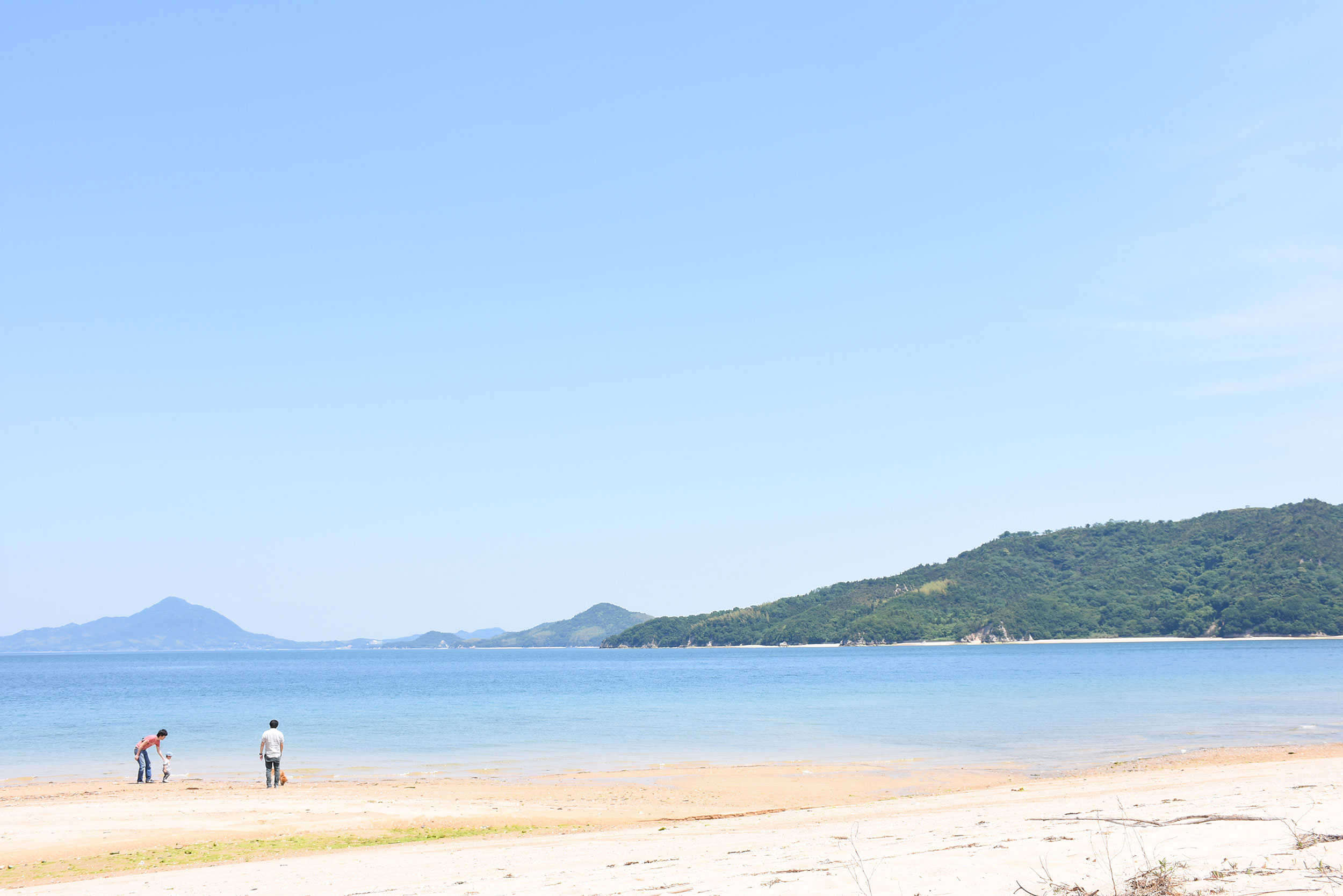 オオミシマスペース近くの海辺